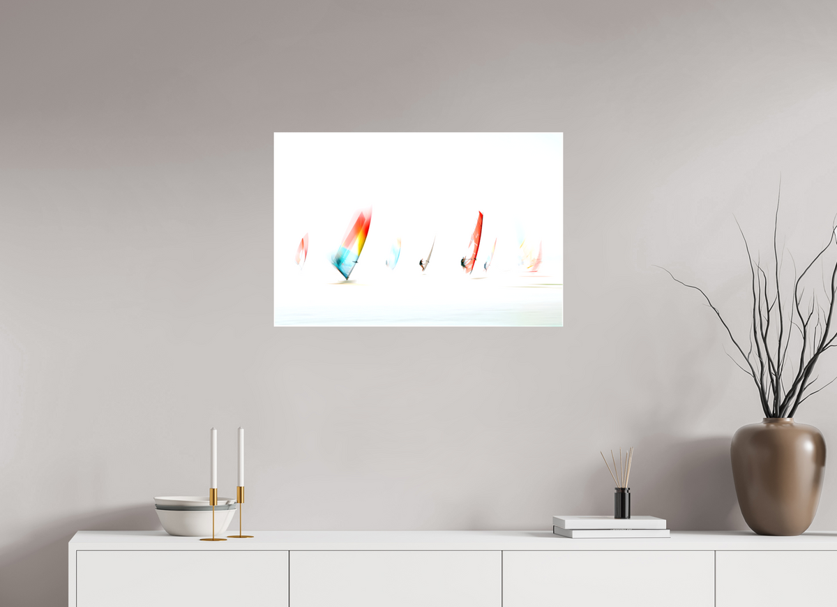 75 x 50 cm, Leinwand glänzend Windspuren-Im offenen Licht