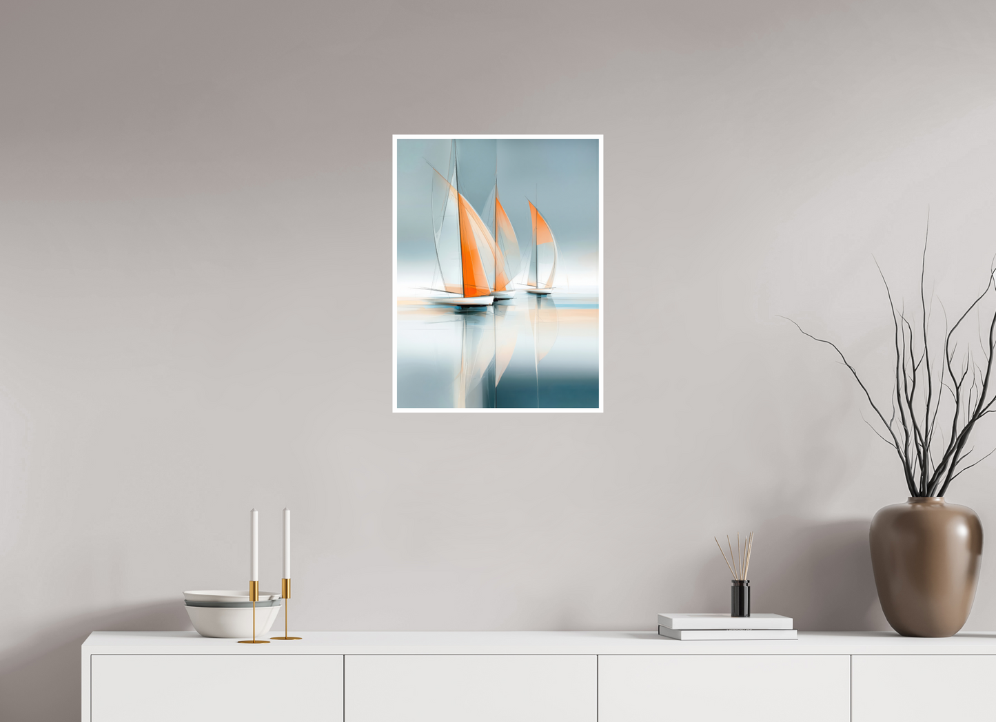 45 x 60 cm, Fine Art Print Hahnemühle Baryta Linien im Wind