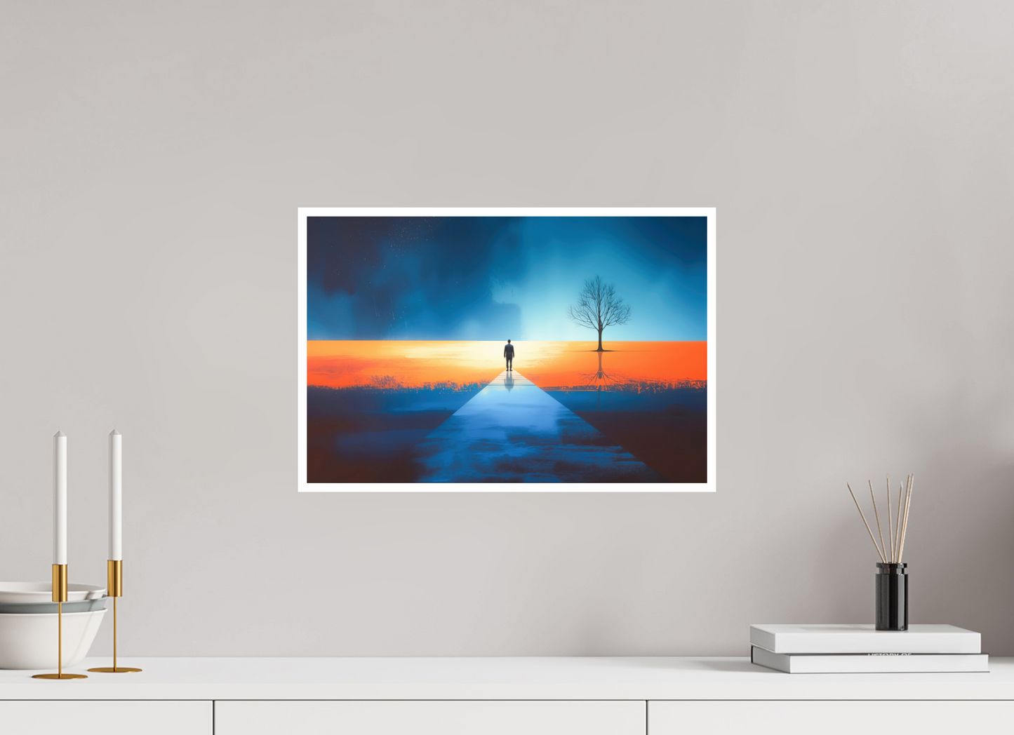 45 x 30 cm, Fine Art Print Hahnemühle Baryta Der Pfad ins Zwischenlicht