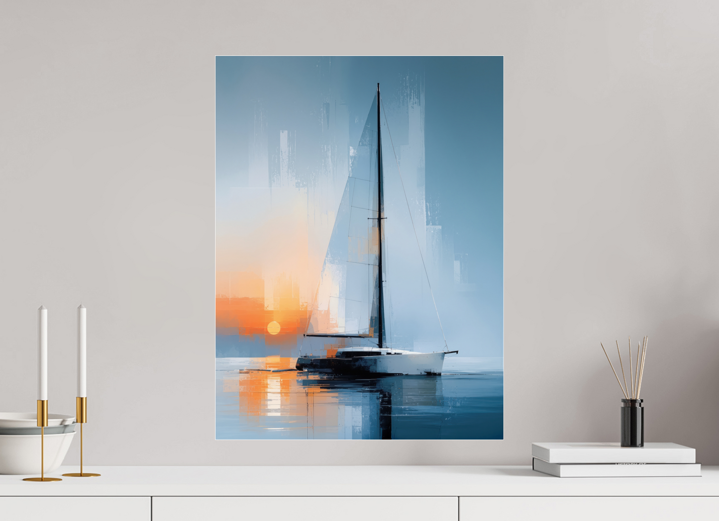 45 x 60 cm, Acrylglas glänzend standard Stille Passage