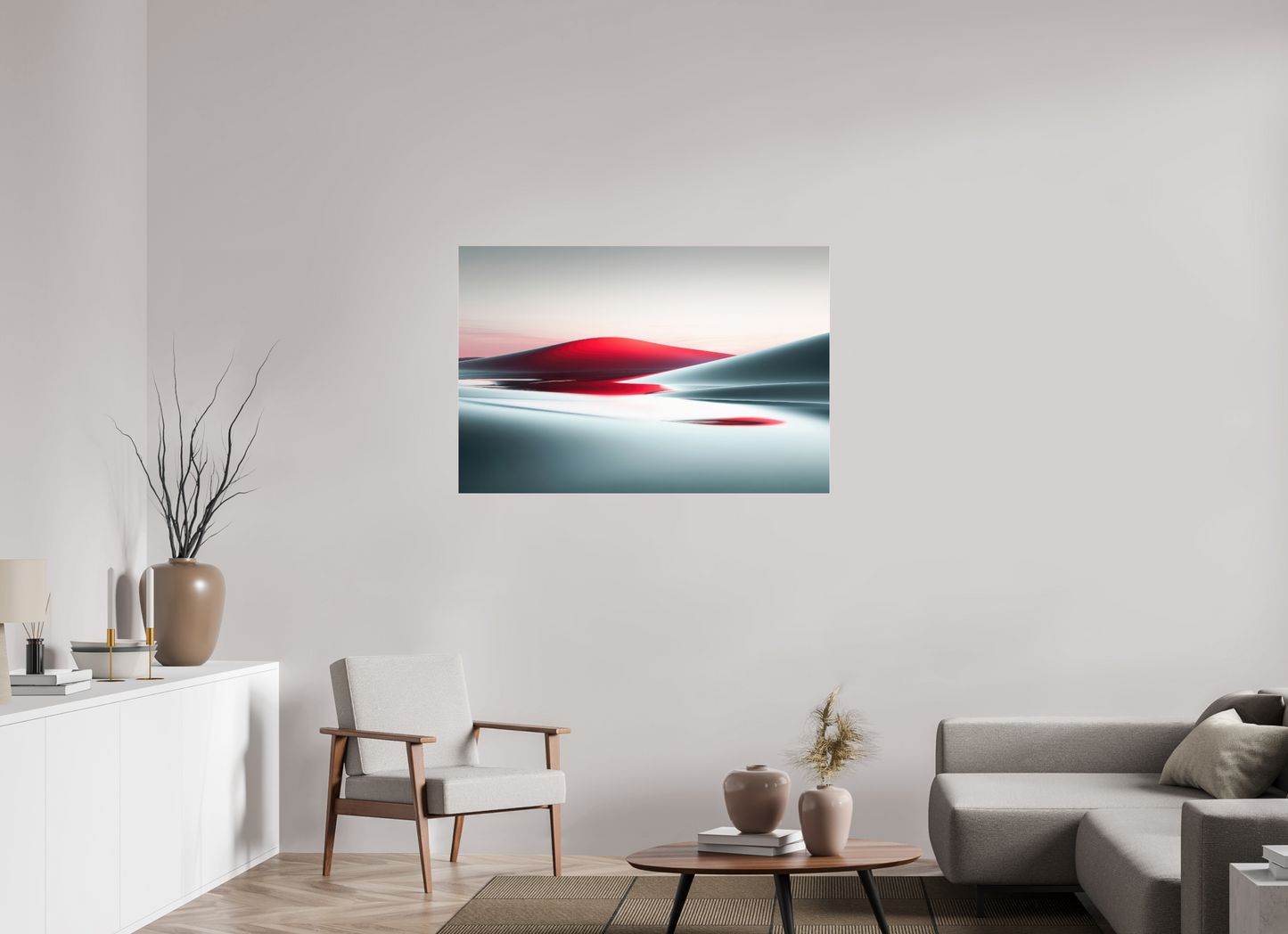 120 x 80 cm, Acrylglas glänzend standard Die Stille der Dünen-06