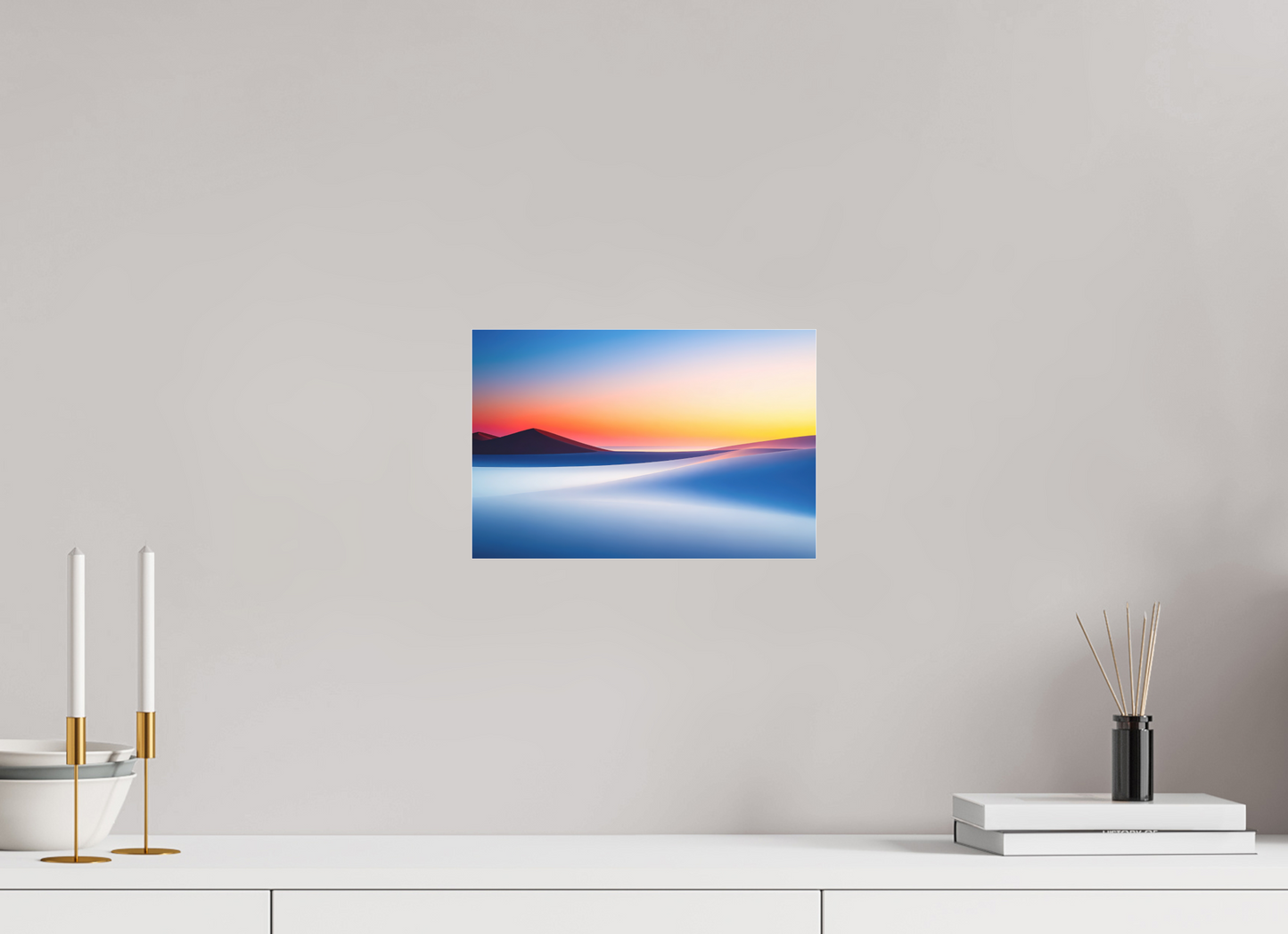 30 x 20 cm, Fine Art Pigmentdruck hinter Acrylglas Die Stille der Dünen-02