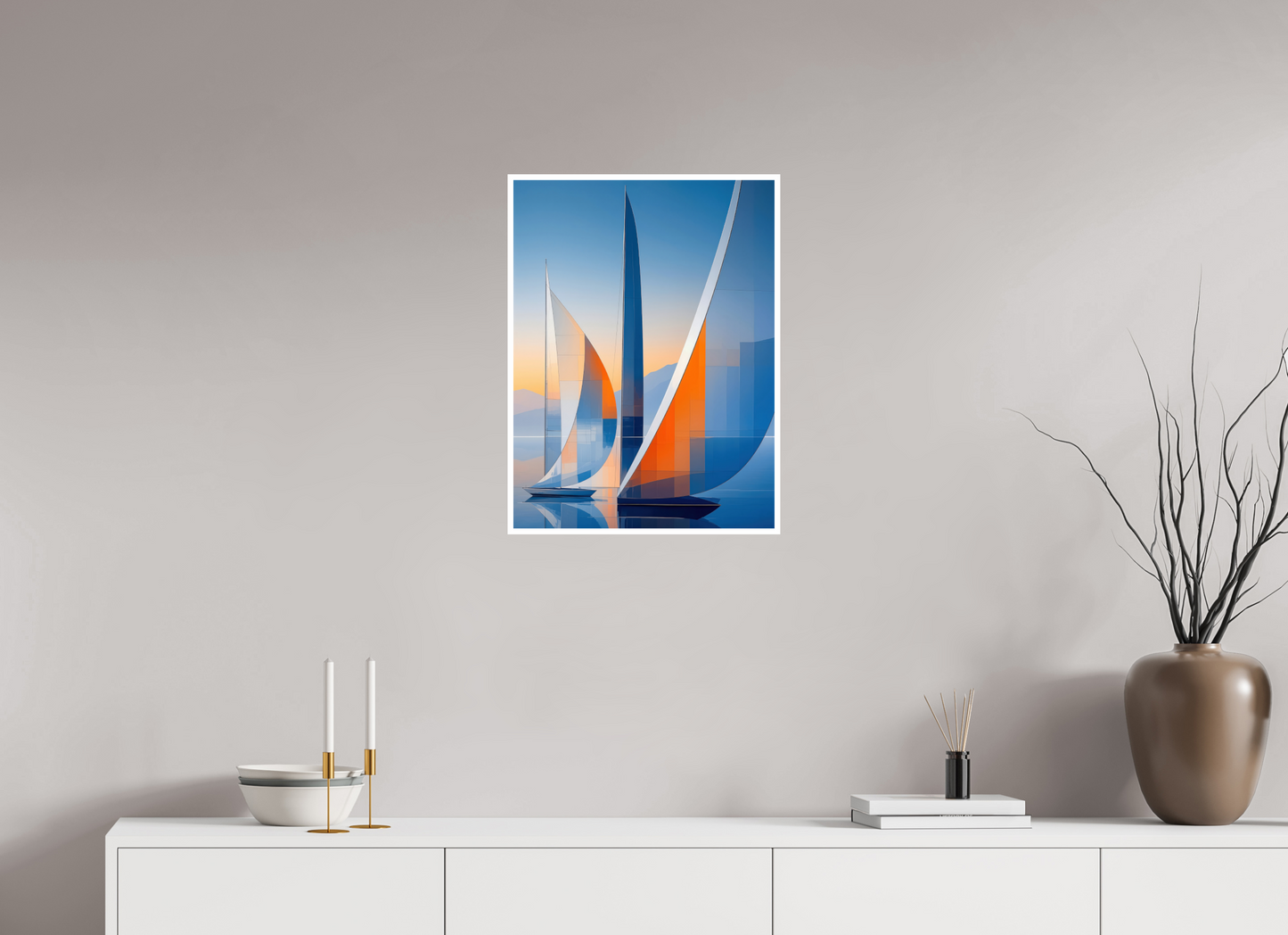 45 x 60 cm, Fine Art Print Hahnemühle Baryta Segelräume