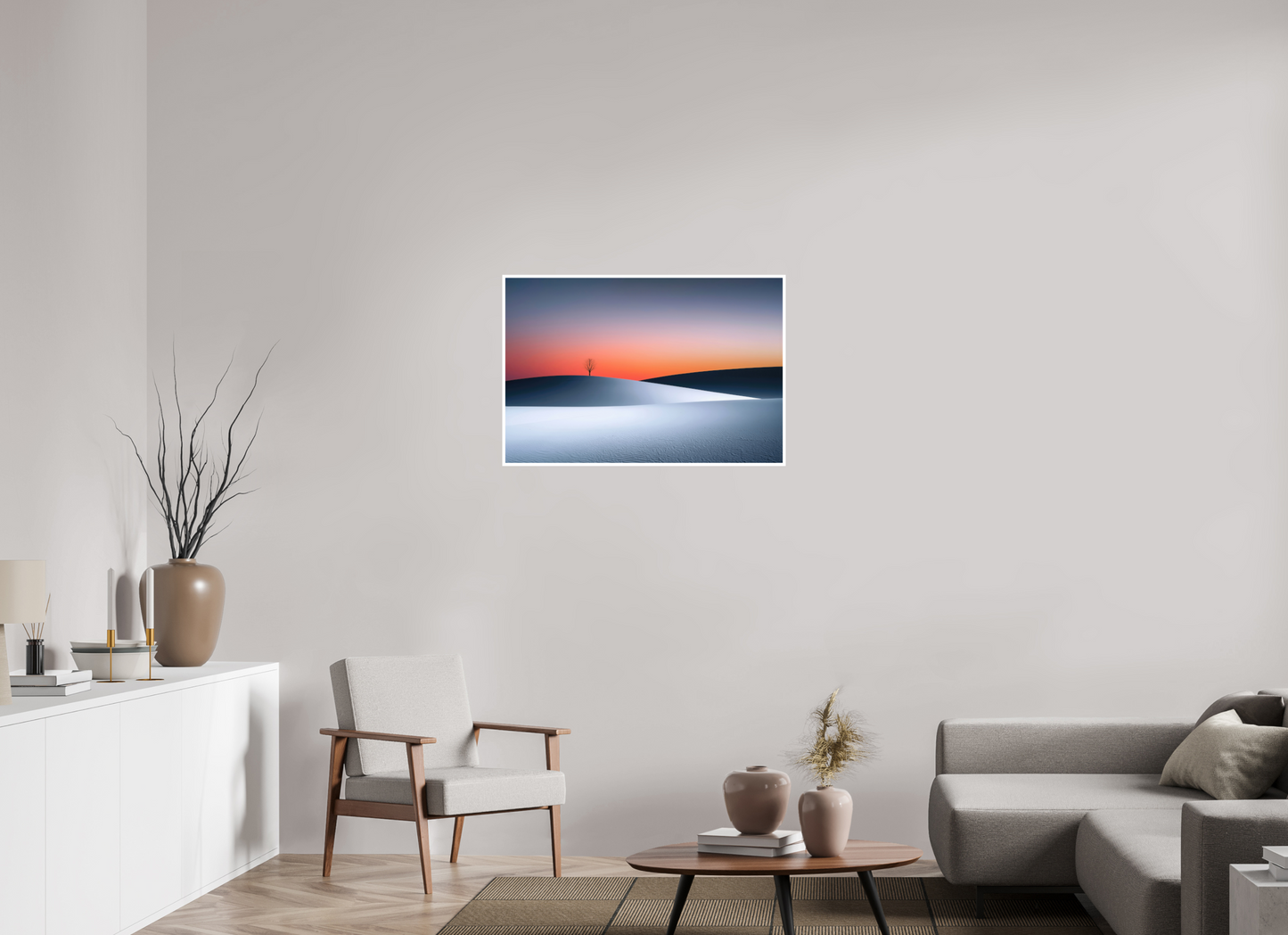 90 x 60 cm, Fine Art Print Hahnemühle Baryta Kälte und Glut—Wandkunst, Fine Art Print, Leinwand, Acryldruck, Alu-Dibond