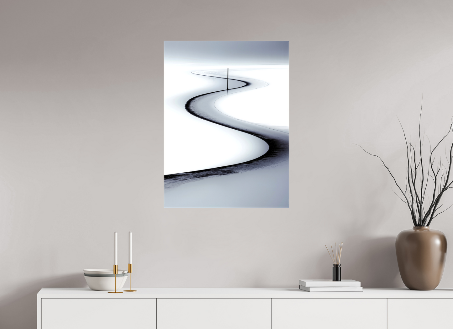 60 x 80 cm, Leinwand glänzend Priel