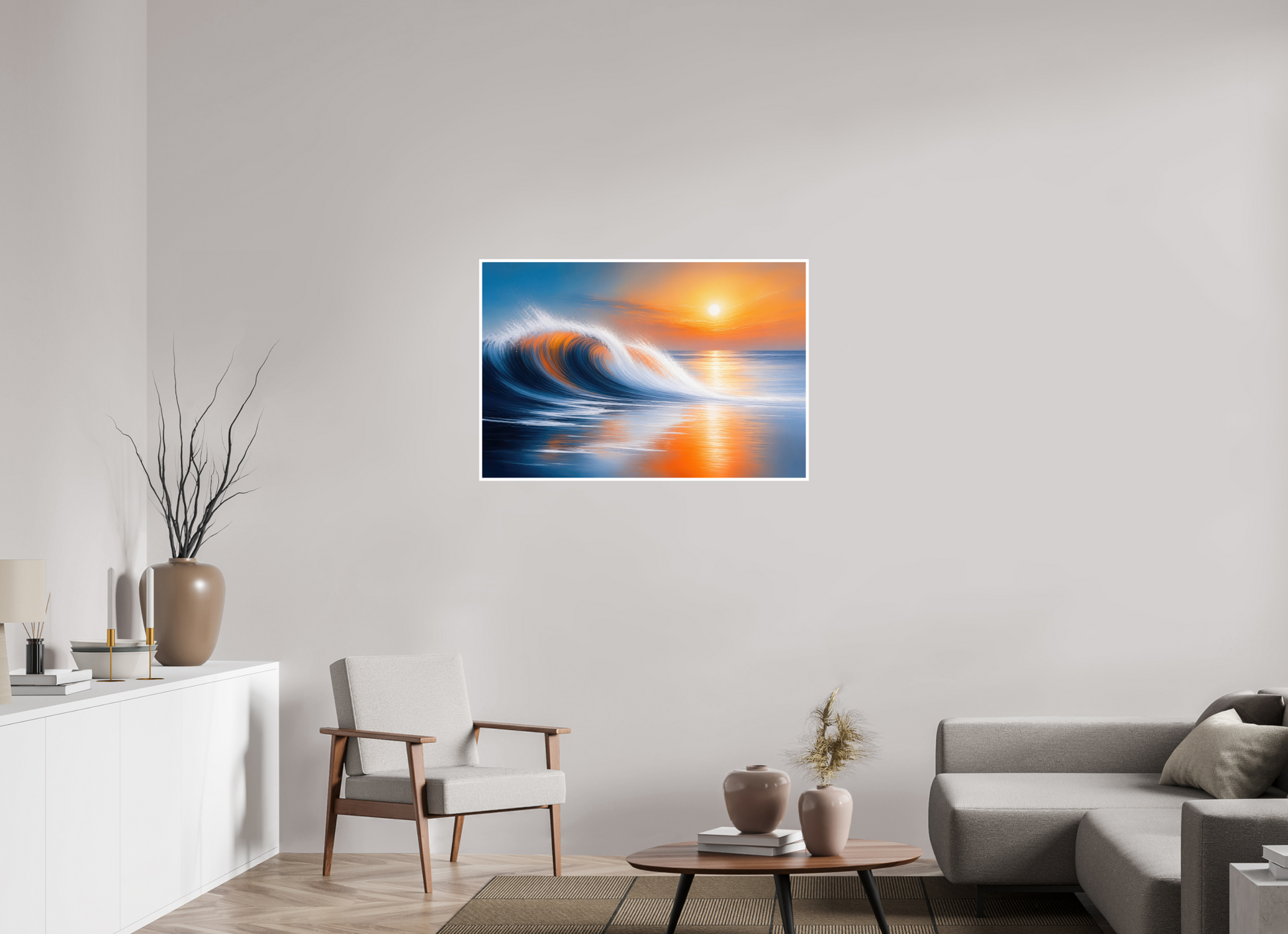 105 x 70 cm, Fine Art Print Hahnemühle Baryta Tragendes Licht—Wandkunst, Fine Art Print, Leinwand, Acryldruck, Alu-Dibond