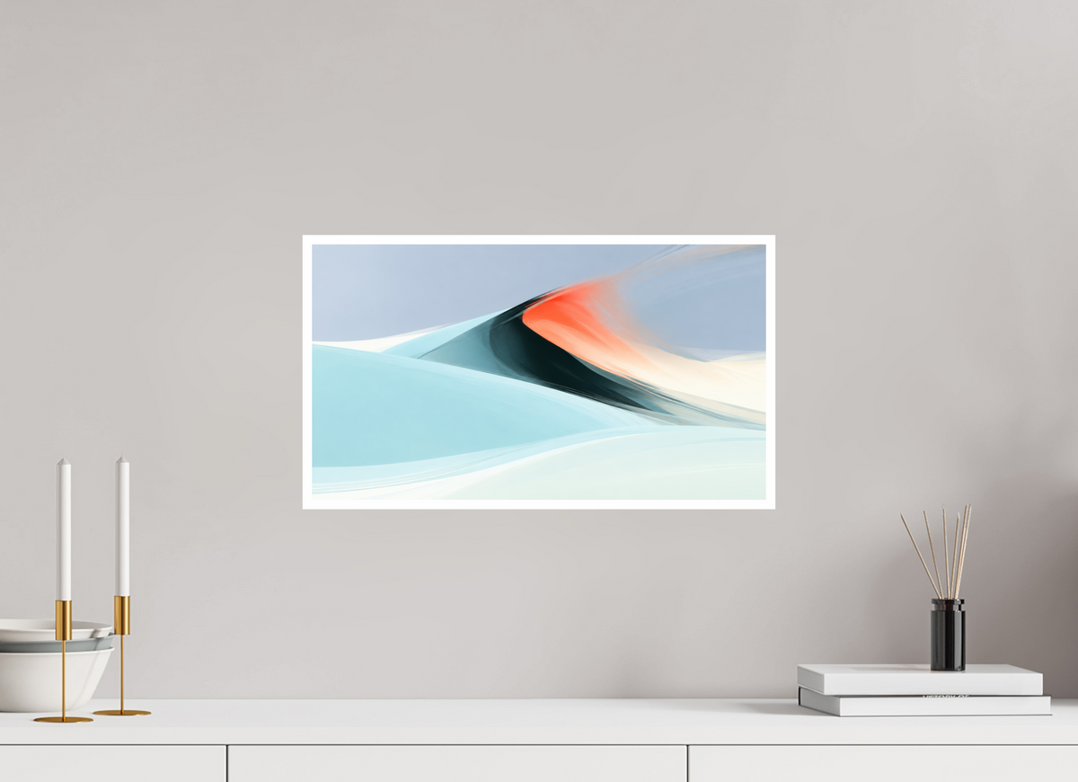 48 x 27 cm, Fine Art Print Hahnemühle Baryta Licht über der Düne