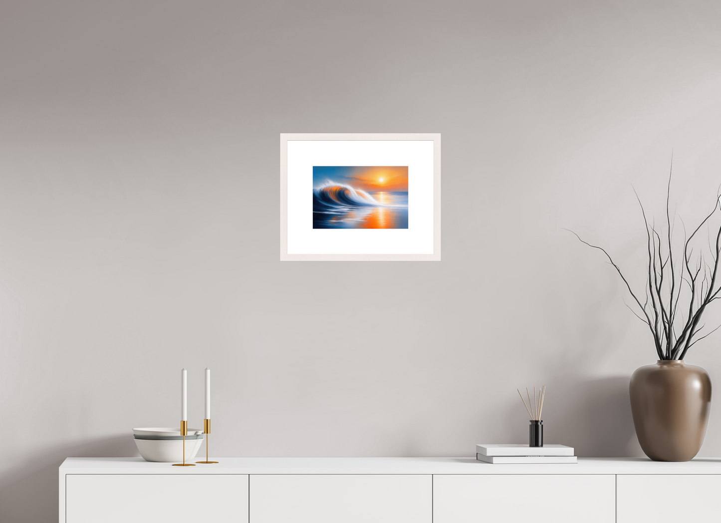 30 x 20 cm, Fine Art Print gerahmt Tragendes Licht