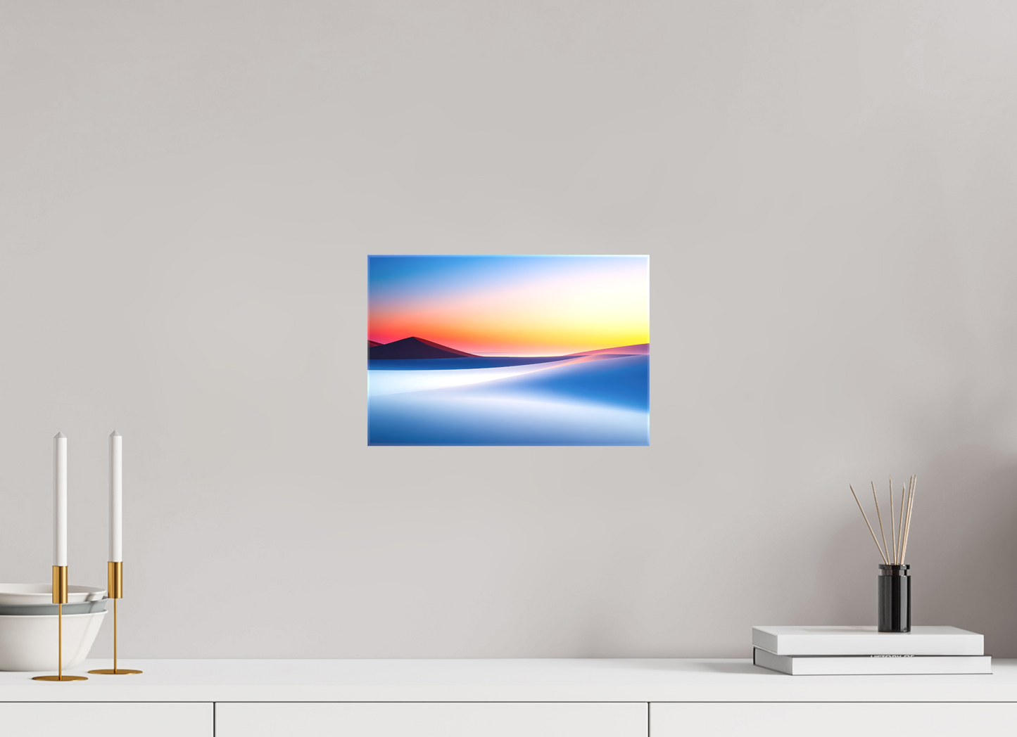 30 x 20 cm, Leinwand glänzend Die Stille der Dünen-02