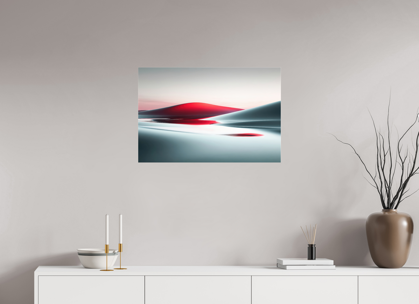 75 x 50 cm, Acrylglas glänzend standard Die Stille der Dünen-06