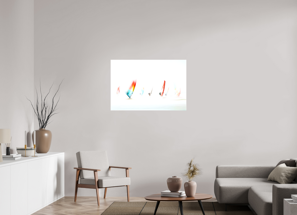 105 x 70 cm, Leinwand glänzend Windspuren-Im offenen Licht