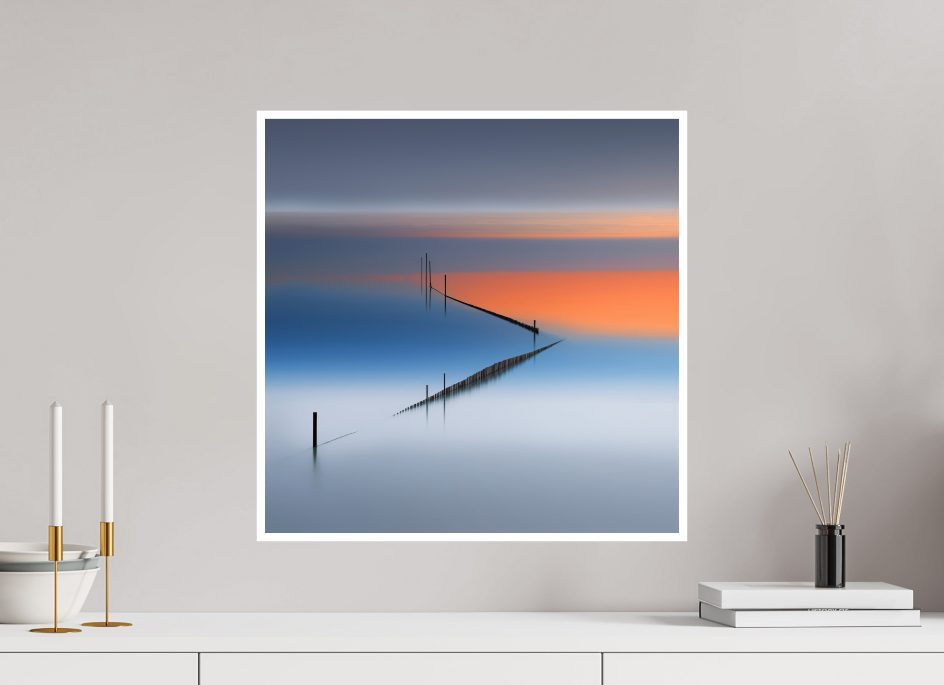 50 x 50 cm, Fine Art Print Hahnemühle Baryta Stille Linien