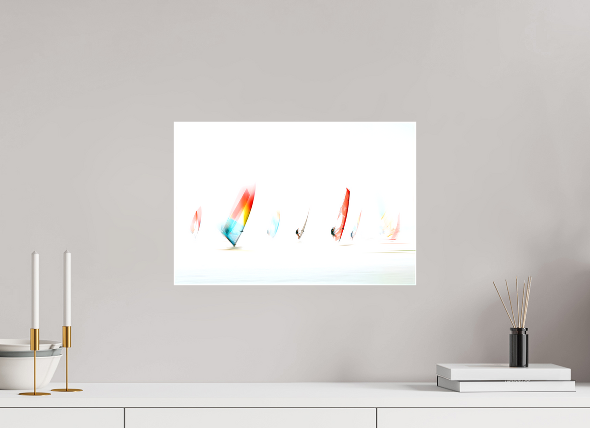 45 x 30 cm, Leinwand glänzend Windspuren-Im offenen Licht