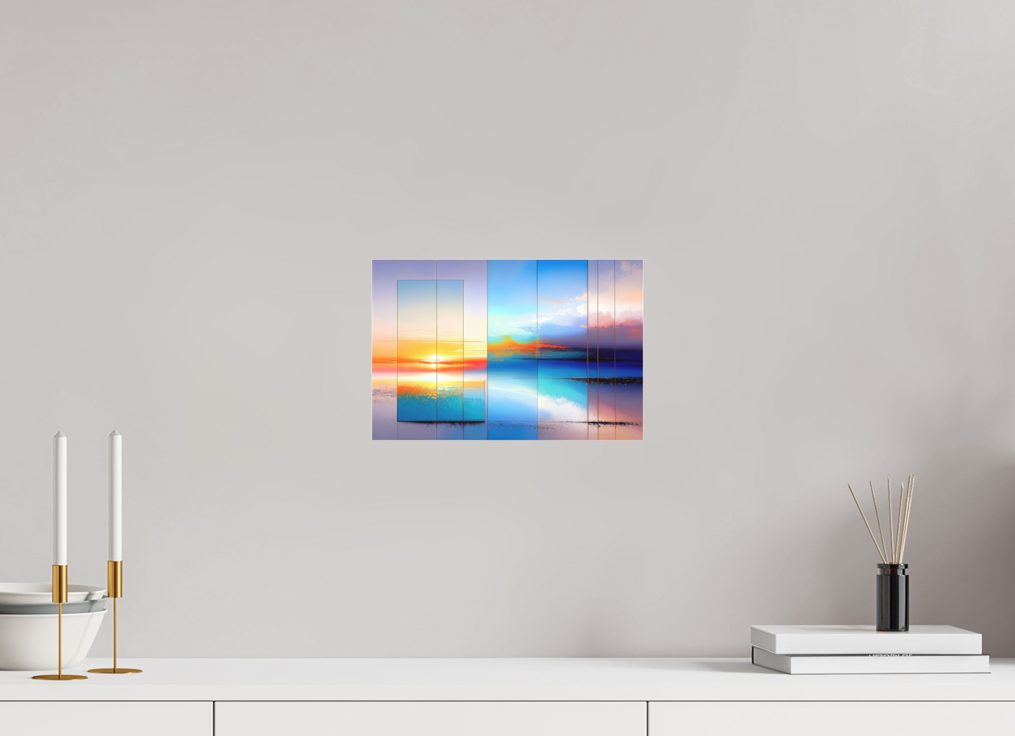 30 x 20 cm, Fine Art Pigmentdruck hinter Acrylglas Fenster zum Meer-01