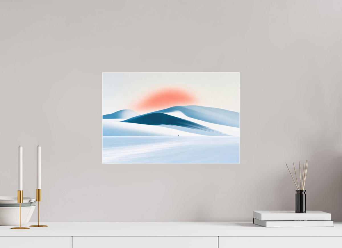 45 x 30 cm, Acrylglas glänzend standard Spur in der Stille
