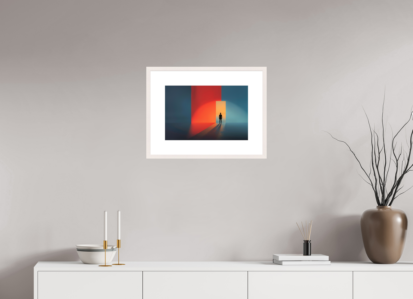 45 x 30 cm, Fine Art Print gerahmt Tor zum Meer-03