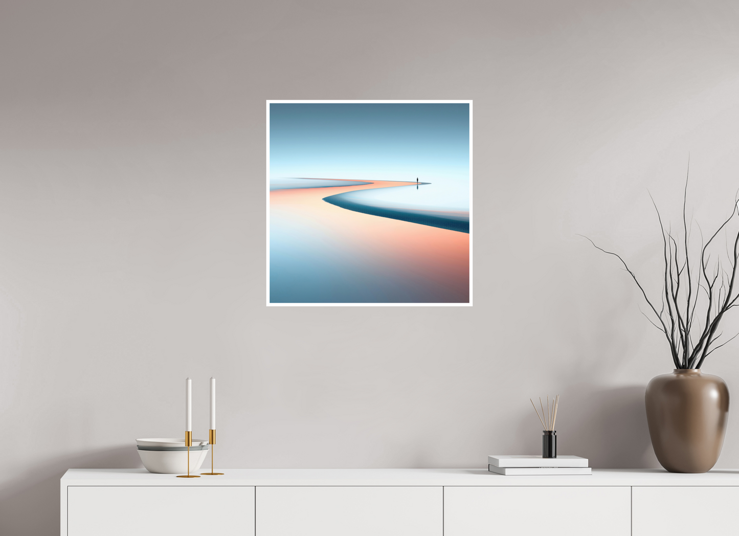 60 x 60 cm, Fine Art Print Hahnemühle Baryta Am Rand der Unendlichkeit