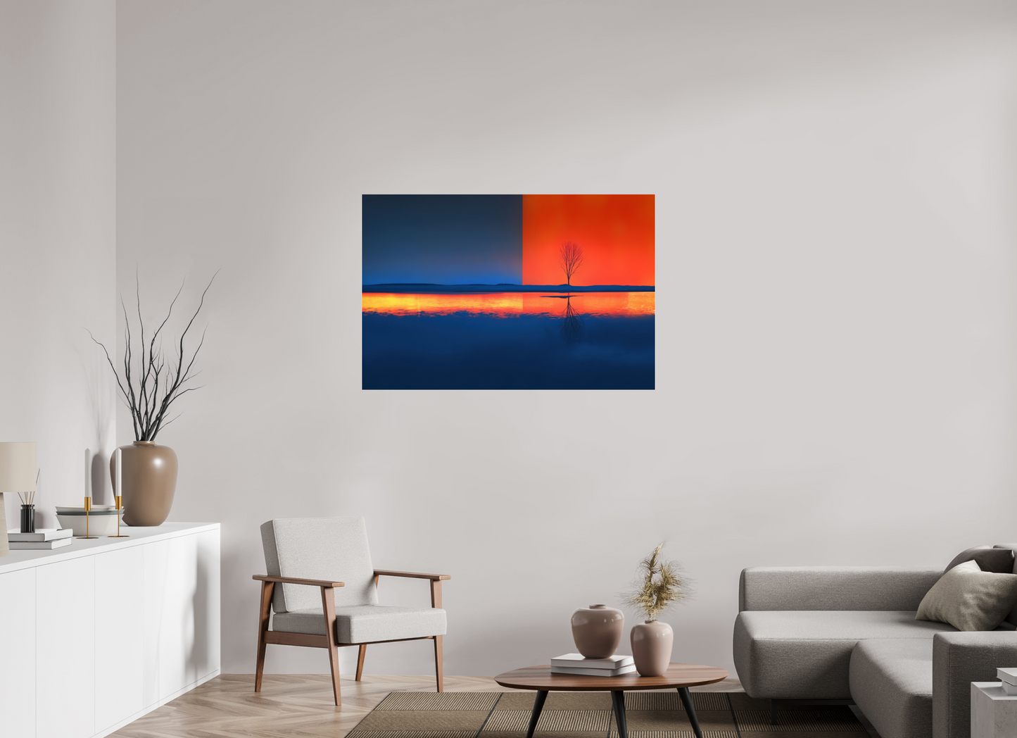120 x 80 cm, Acrylglas glänzend standard Grenze des Lichts—Wandkunst, Fine Art Print, Leinwand, Acryldruck, Alu-Dibond