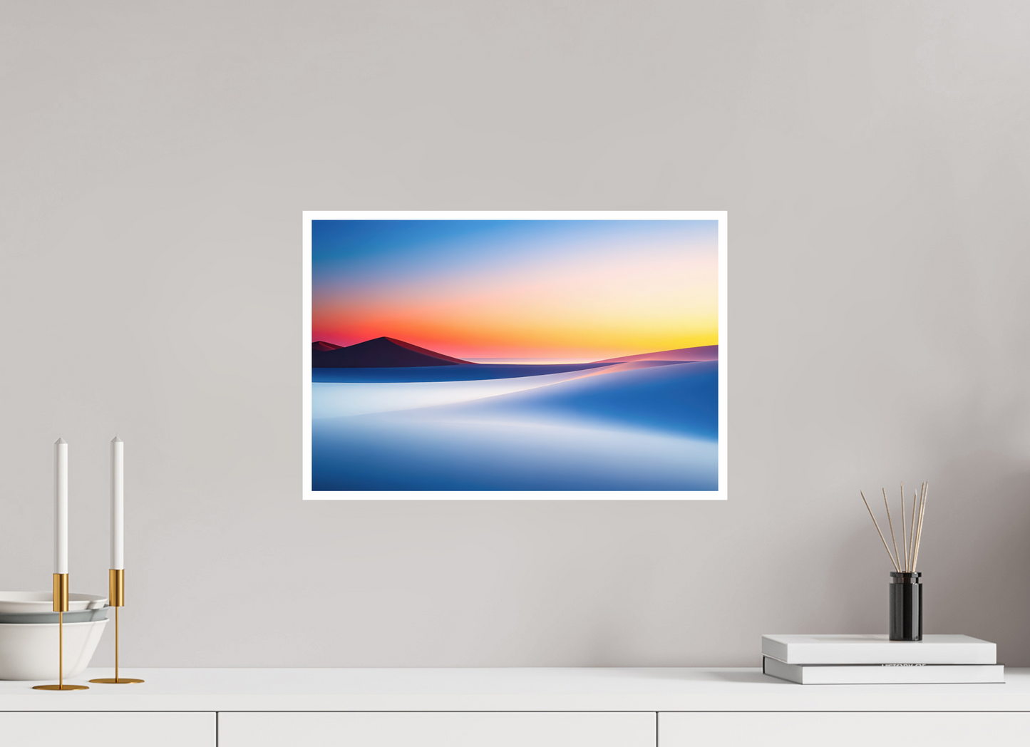 45 x 30 cm, Fine Art Print Hahnemühle Baryta Die Stille der Dünen-02—Wandkunst, Fine Art Print, Leinwand, Acryldruck, Alu-Dibond