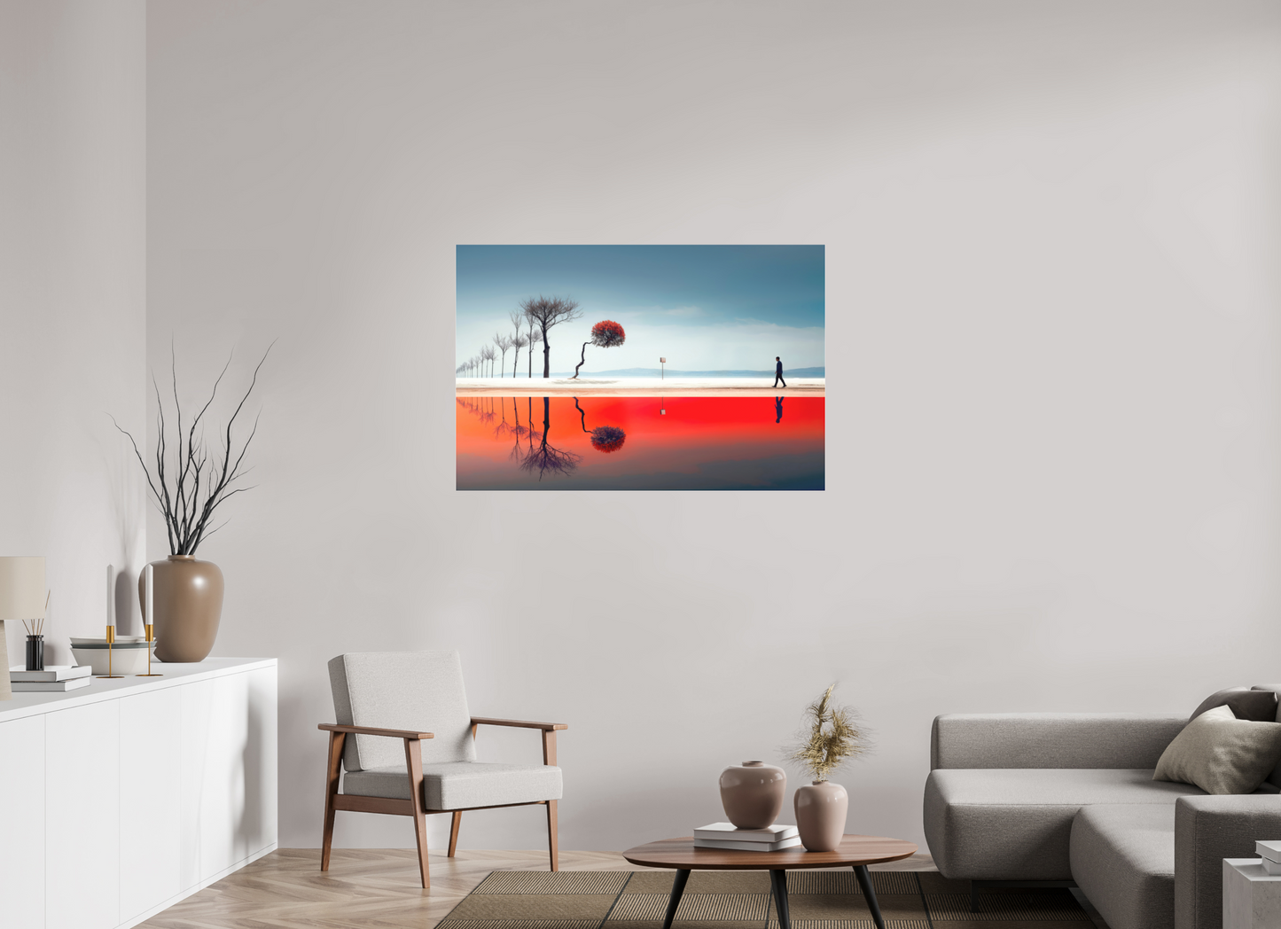 120 x 80 cm, Fine Art Pigmentdruck hinter Acrylglas Der Weg durch den Traumraum—Wandkunst, Fine Art Print, Leinwand, Acryldruck, Alu-Dibond