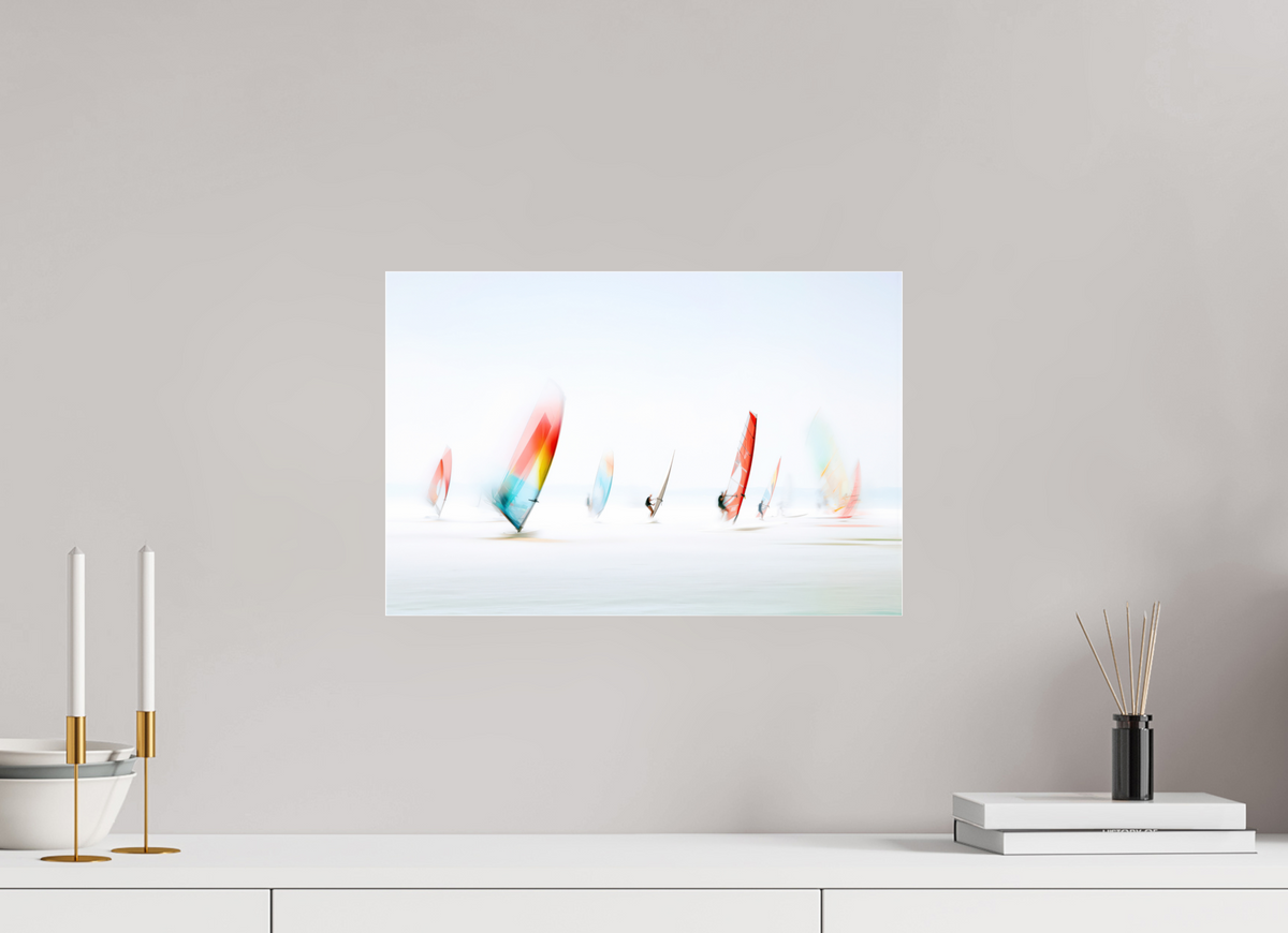 45 x 30 cm, Acrylglas glänzend standard Windspuren-Im offenen Licht