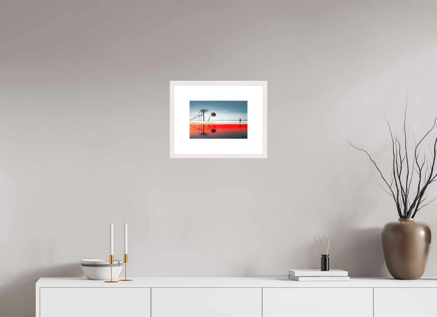 30 x 20 cm, Fine Art Print gerahmt Der Weg durch den Traumraum