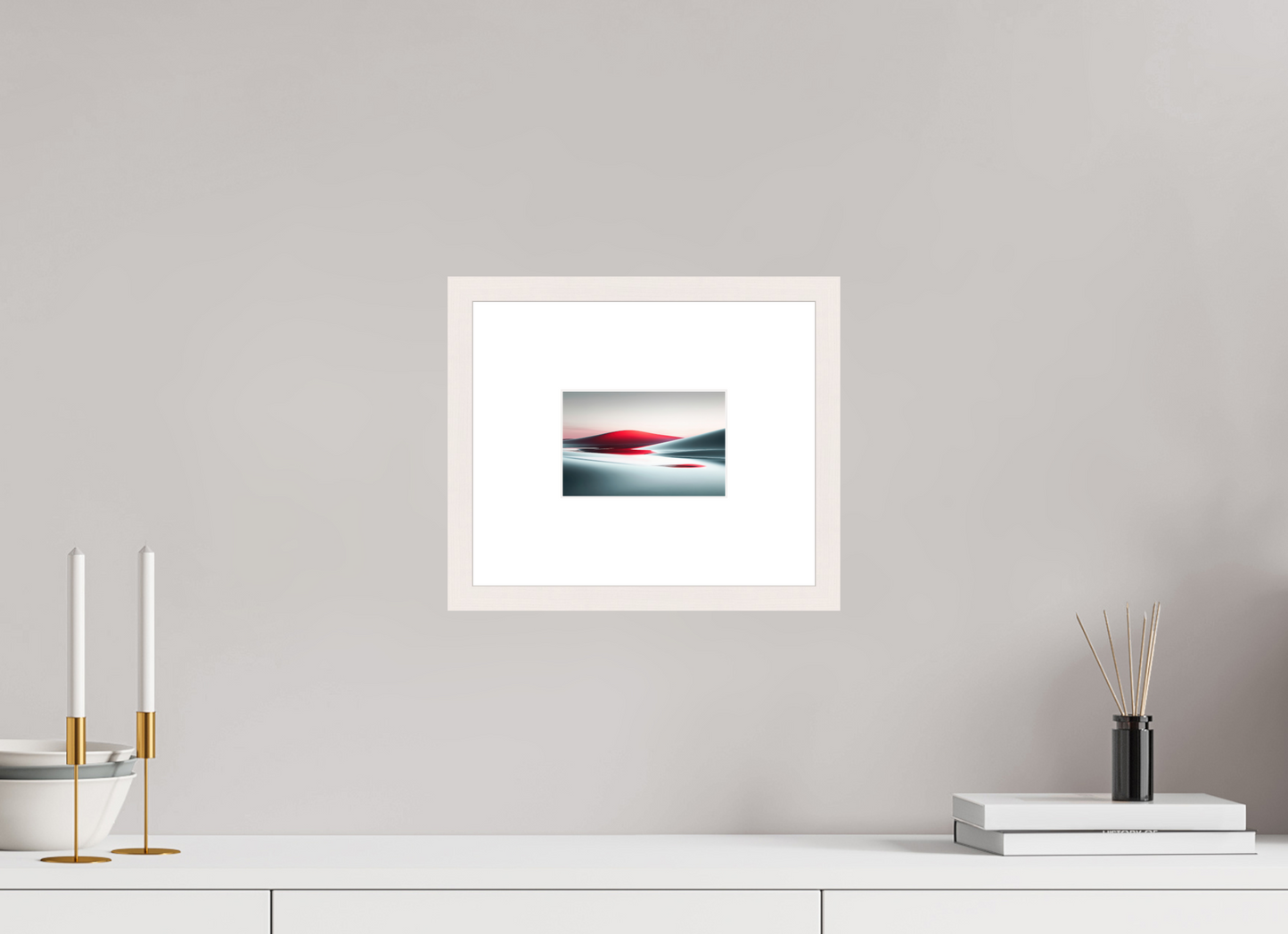 15 x 10 cm, Fine Art Print gerahmt Die Stille der Dünen-06