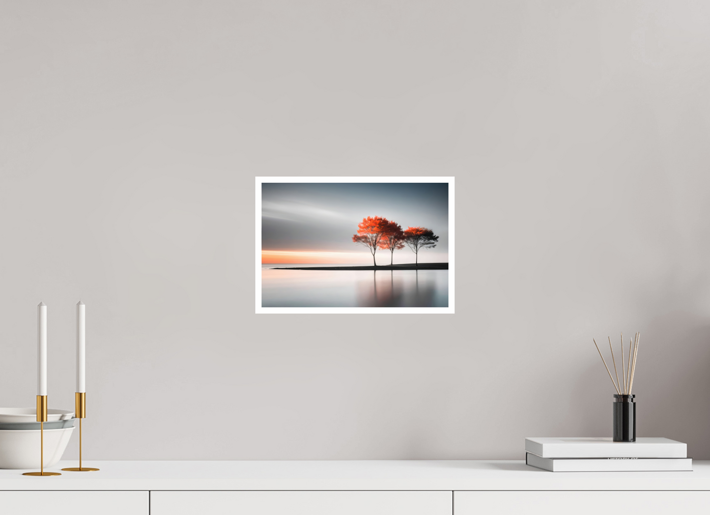 30 x 20 cm, Fine Art Print Hahnemühle Baryta Stille am Ufer-02