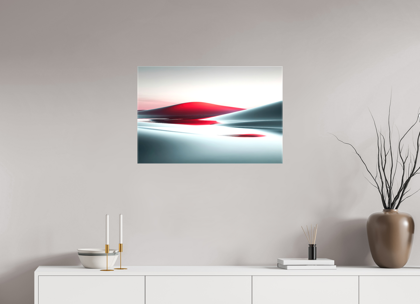 75 x 50 cm, Leinwand glänzend Die Stille der Dünen-06