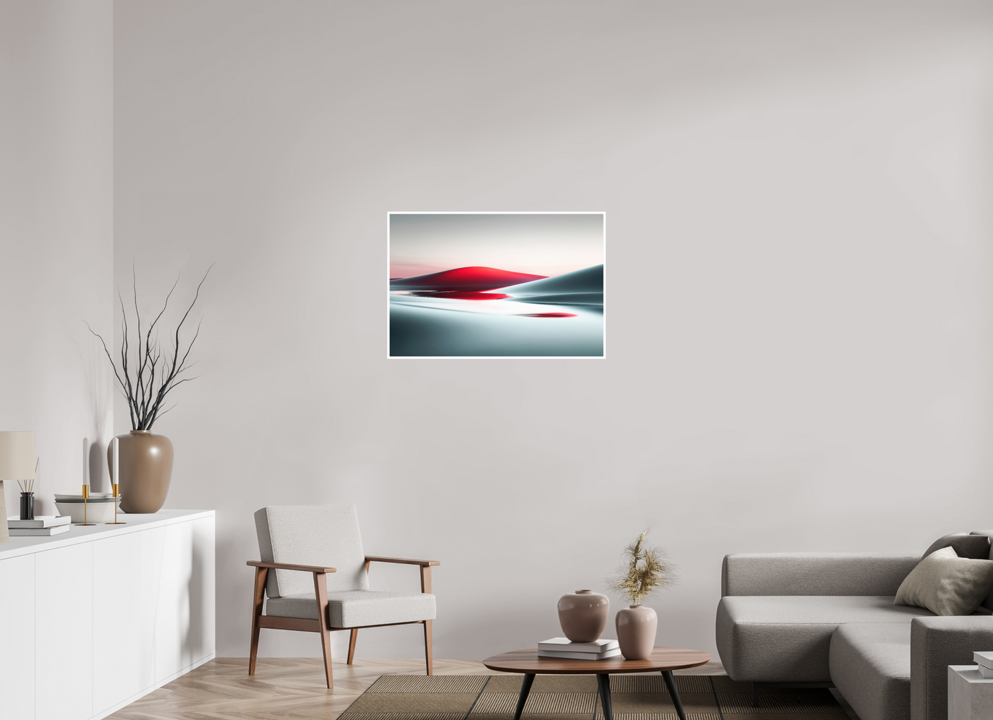 90 x 60 cm, Fine Art Print Hahnemühle Baryta Die Stille der Dünen-06—Wandkunst, Fine Art Print, Leinwand, Acryldruck, Alu-Dibond