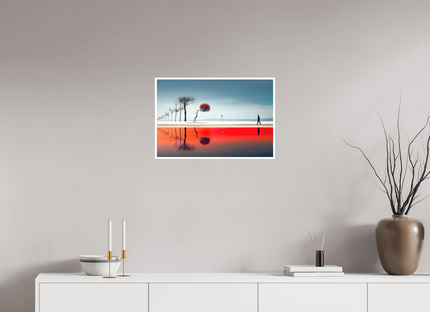 60 x 40 cm, Fine Art Print Hahnemühle Baryta Der Weg durch den Traumraum—Wandkunst, Fine Art Print, Leinwand, Acryldruck, Alu-Dibond