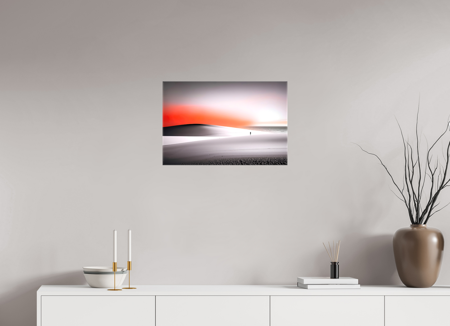 60 x 40 cm, Leinwand glänzend Verloren im Licht—Wandkunst, Fine Art Print, Leinwand, Acryldruck, Alu-Dibond