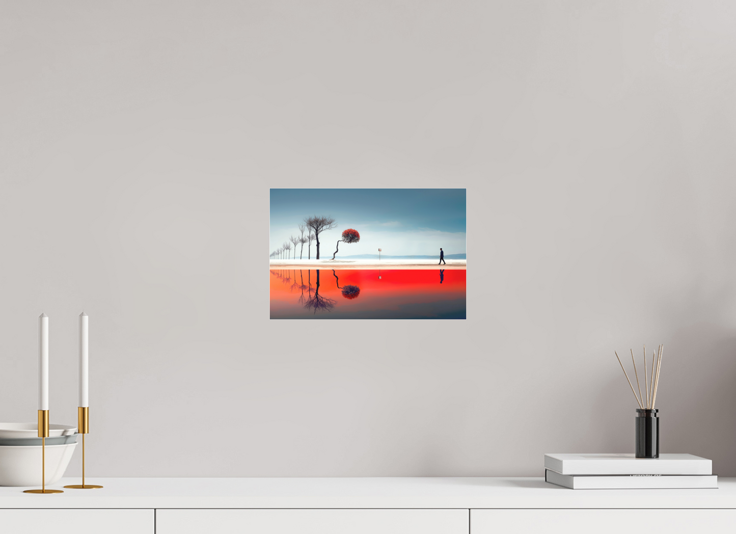 30 x 20 cm, Fine Art Pigmentdruck hinter Acrylglas Der Weg durch den Traumraum
