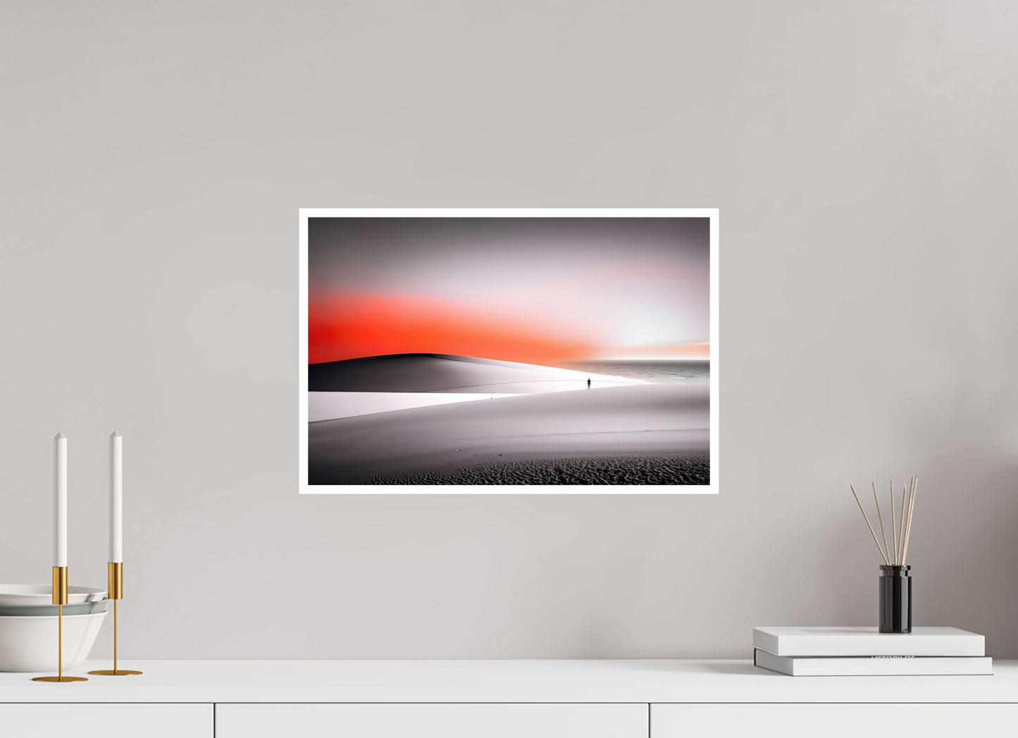 45 x 30 cm, Fine Art Print Hahnemühle Baryta Verloren im Licht—Wandkunst, Fine Art Print, Leinwand, Acryldruck, Alu-Dibond