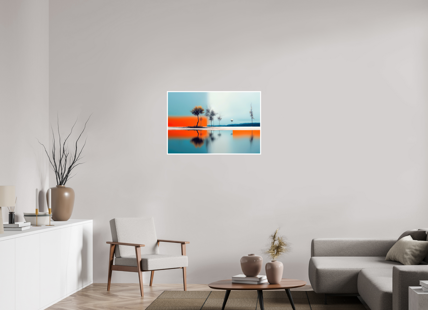 90 x 60 cm, Fine Art Print Hahnemühle Baryta Horizont der Gegensätze—Wandkunst, Fine Art Print, Leinwand, Acryldruck, Alu-Dibond