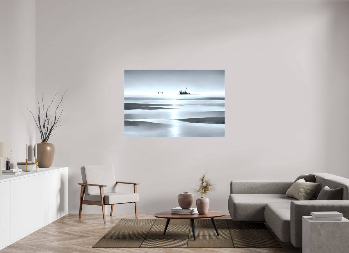 150 x 100 cm, Leinwand glänzend Spuren der Zeit-02