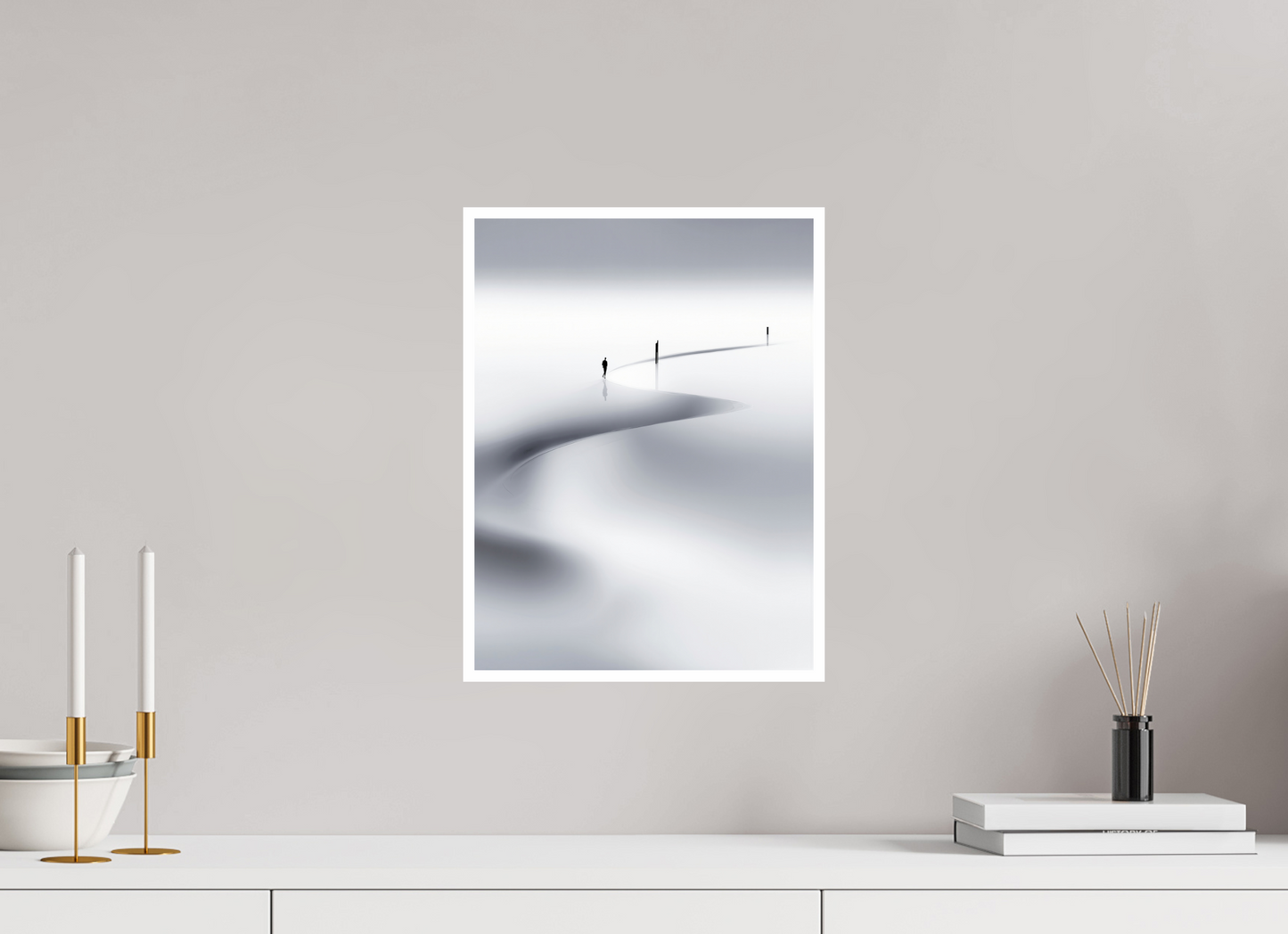30 x 40 cm, Fine Art Print Hahnemühle Baryta Weg der Gezeiten