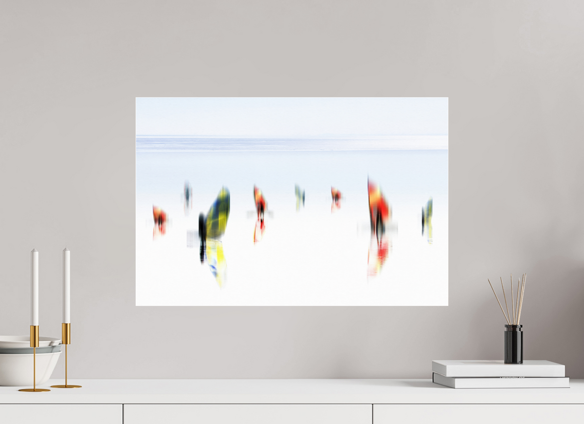 60 x 40 cm, Acrylglas glänzend standard Windspuren-Flüchtige Zeichen