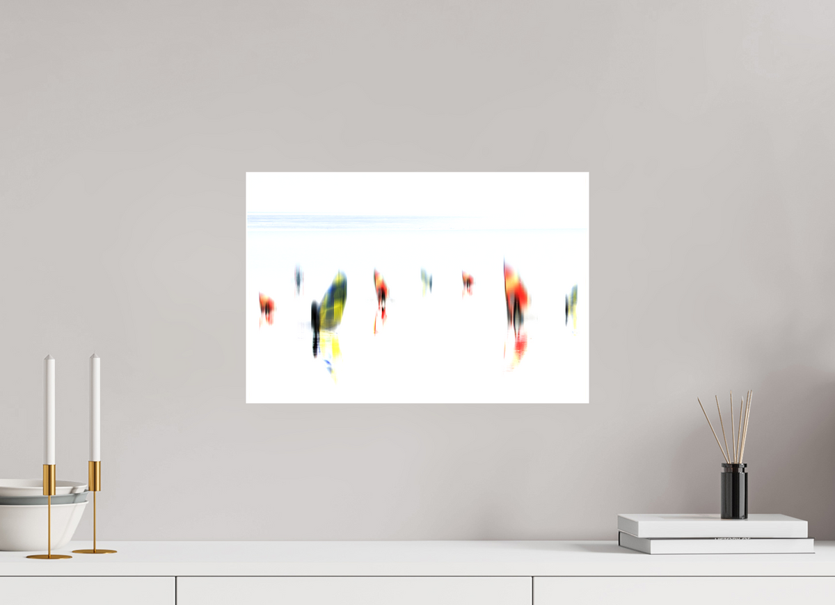 45 x 30 cm, Leinwand glänzend Windspuren-Flüchtige Zeichen