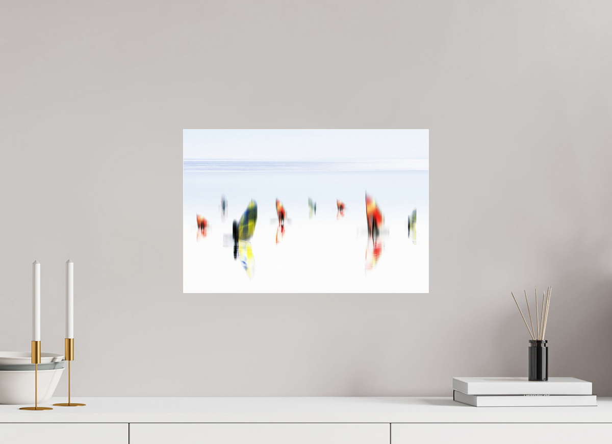 45 x 30 cm, Acrylglas glänzend standard Windspuren-Flüchtige Zeichen