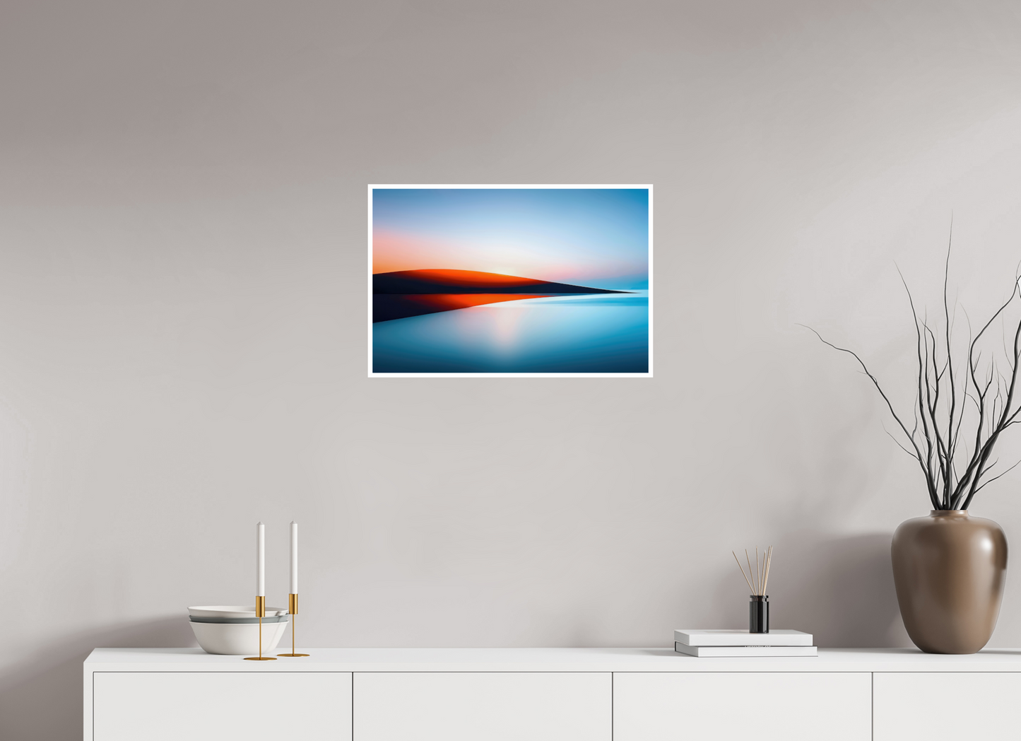 60 x 40 cm, Fine Art Print Hahnemühle Baryta Lichtlinie am Horizont-01