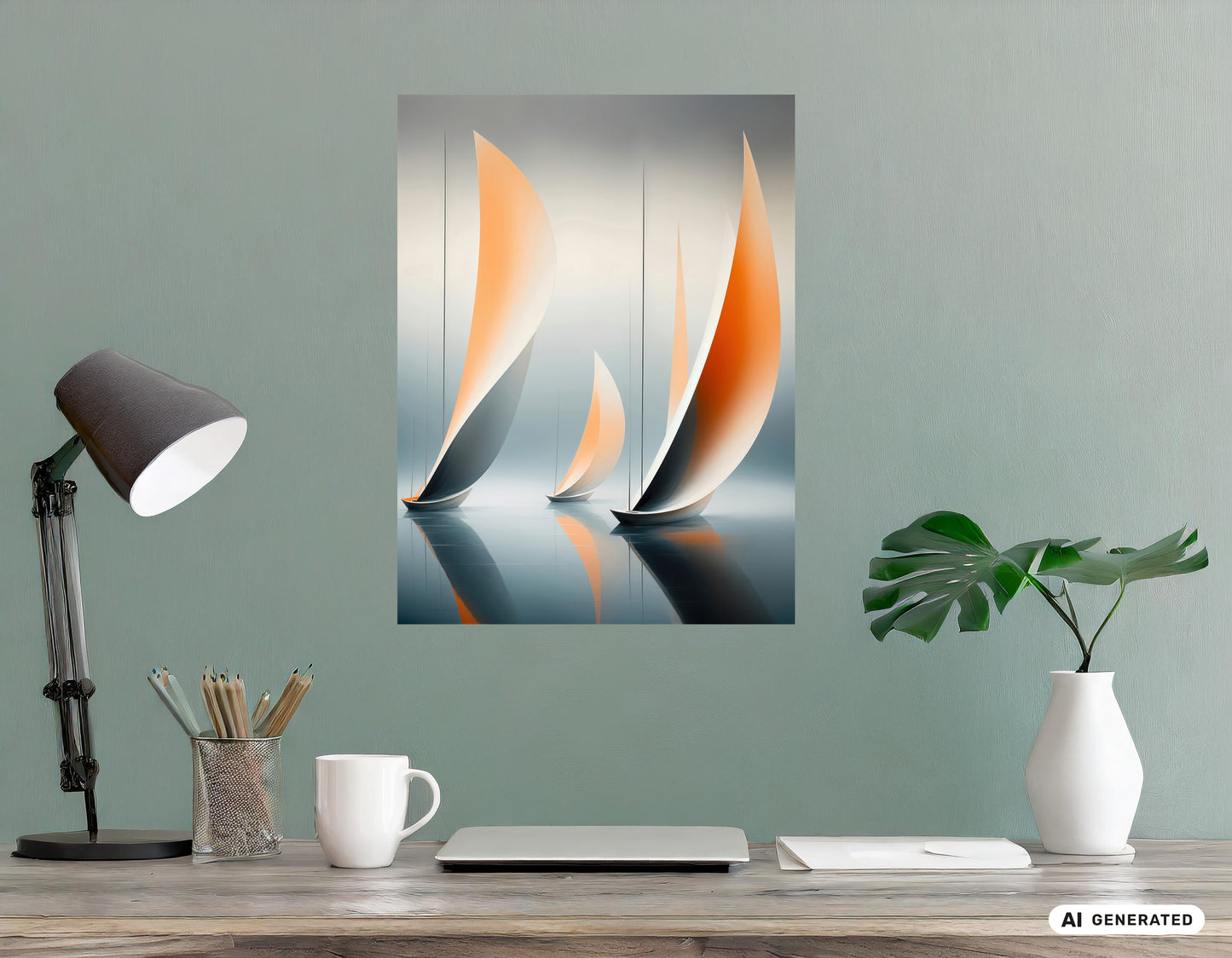 Drei im Licht—Wandkunst, Fine Art Print, Leinwand, Acryldruck