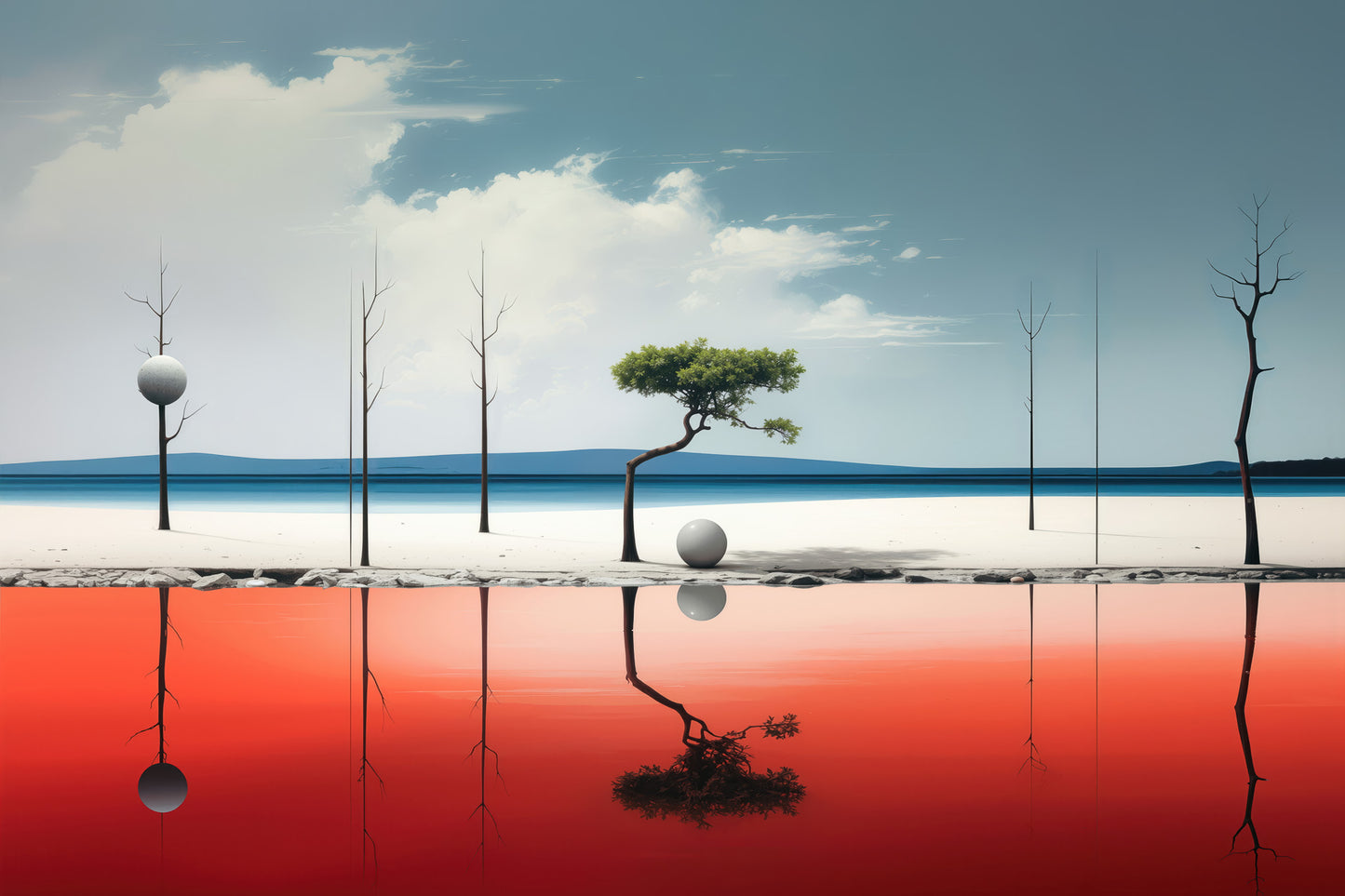 Balance on the Edge of Water—Wall Art, Fine Art Print, Canvas, Acrylic Print, Aluminum Dibond