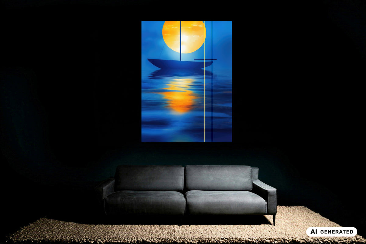 Sail in the Golden Circle—Wall Art, Fine Art Print, Canvas, Acrylic Print, Aluminum Dibond