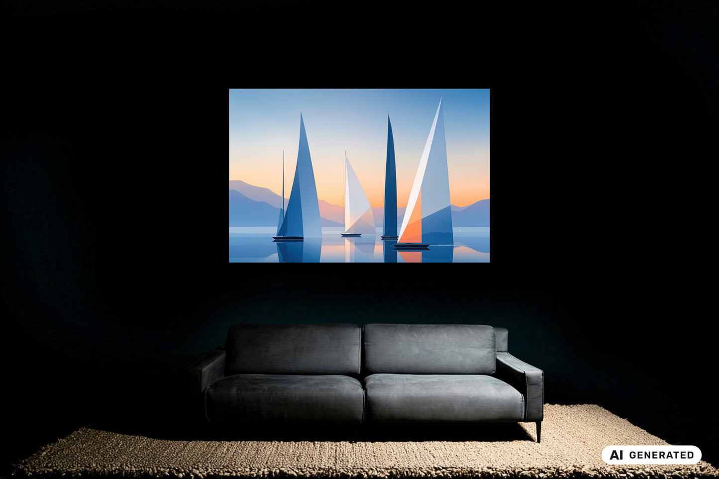 Sails of Silence—Wall Art, Fine Art Print, Canvas, Acrylic Print