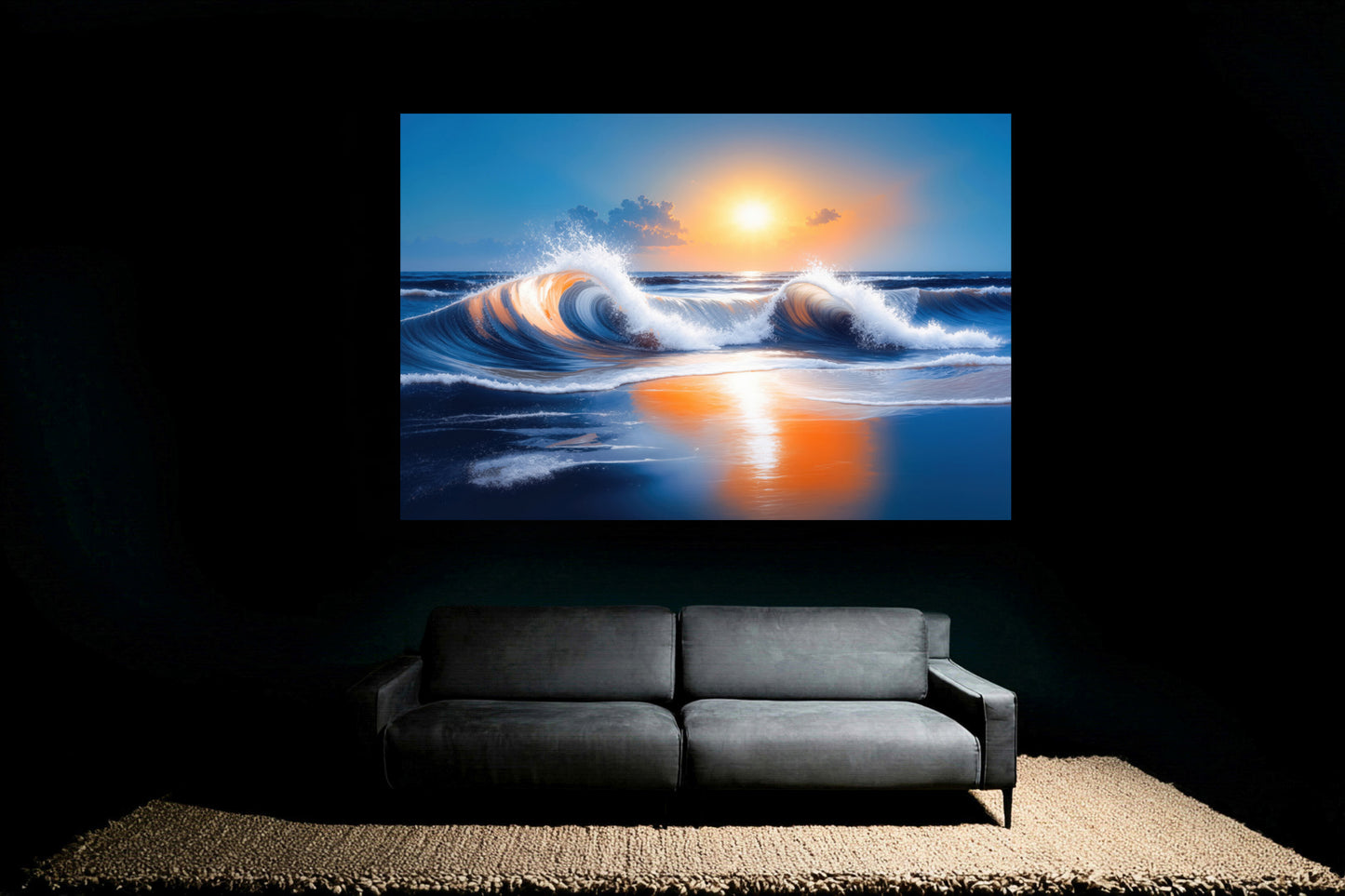Surf in the Light—Wall Art, Fine Art Print, Canvas, Acrylic Print, Aluminum Dibond