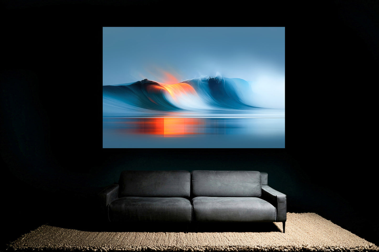 Schwelle im Licht—Wandkunst, Fine Art Print, Leinwand, Acryldruck, Alu-Dibond