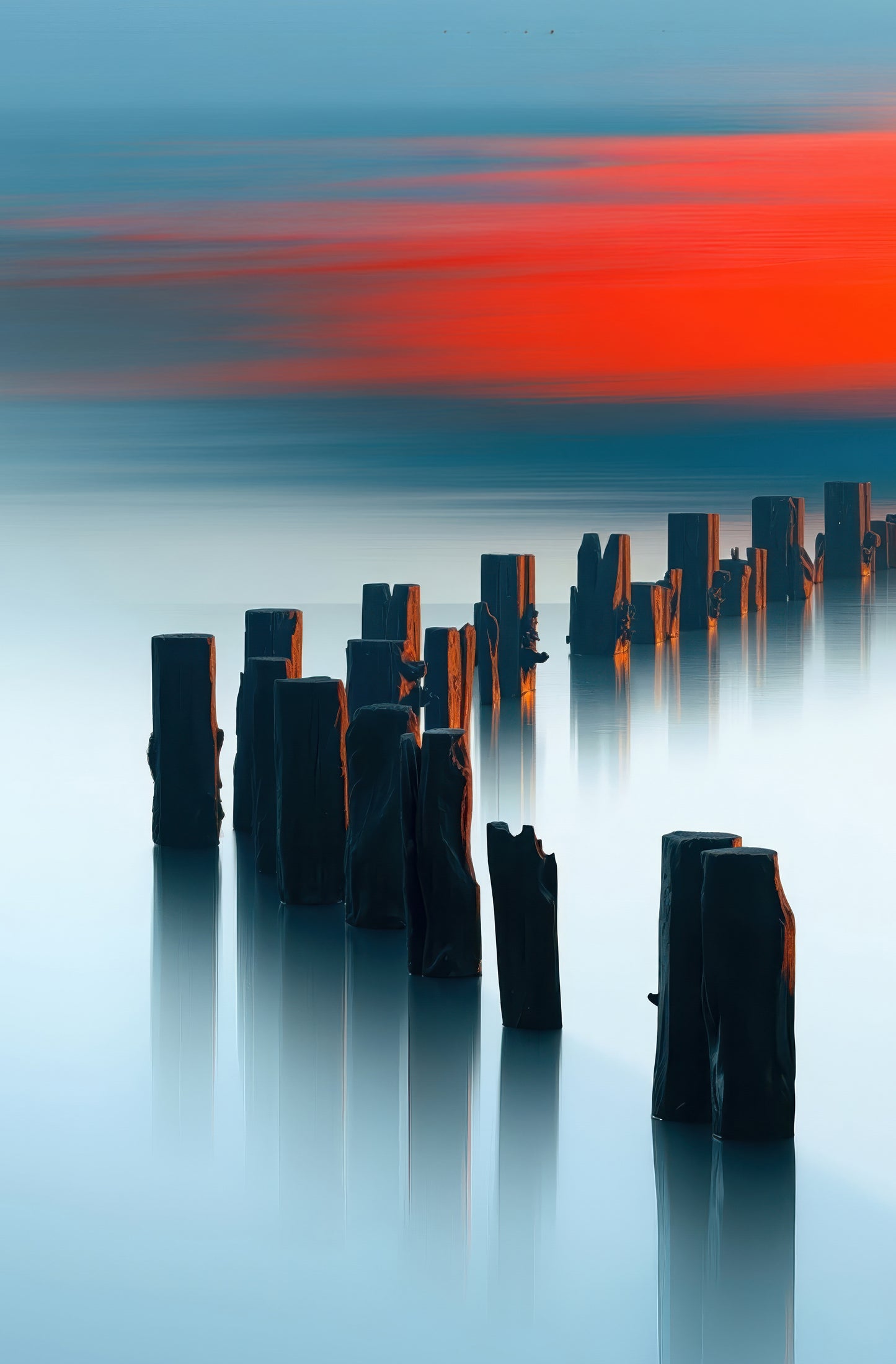 Pfad ins Licht—Wandkunst, Fine Art Print, Leinwand, Acryldruck, Alu-Dibond