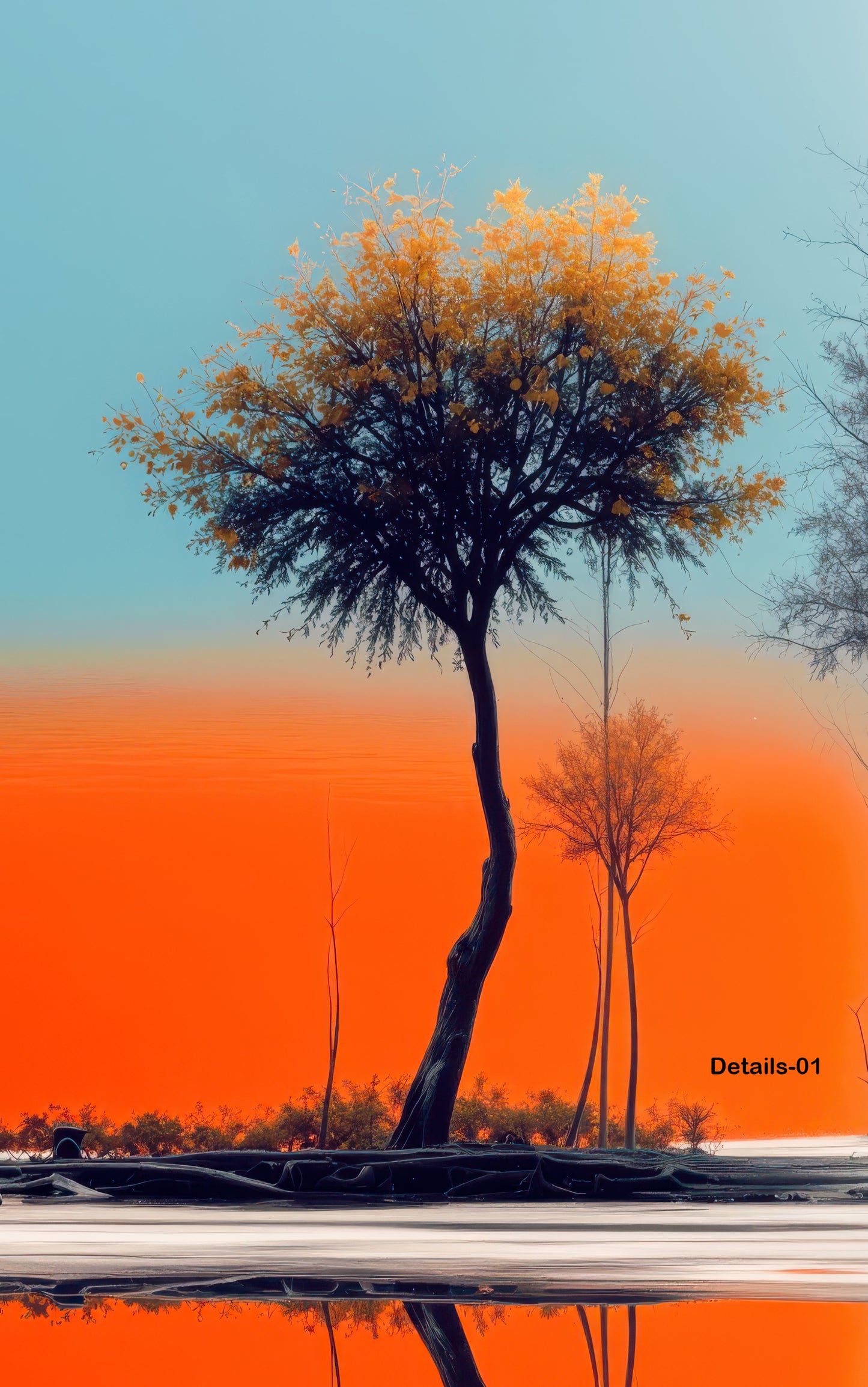 Horizont der Gegensätze—Wandkunst, Fine Art Print, Leinwand, Acryldruck, Alu-Dibond