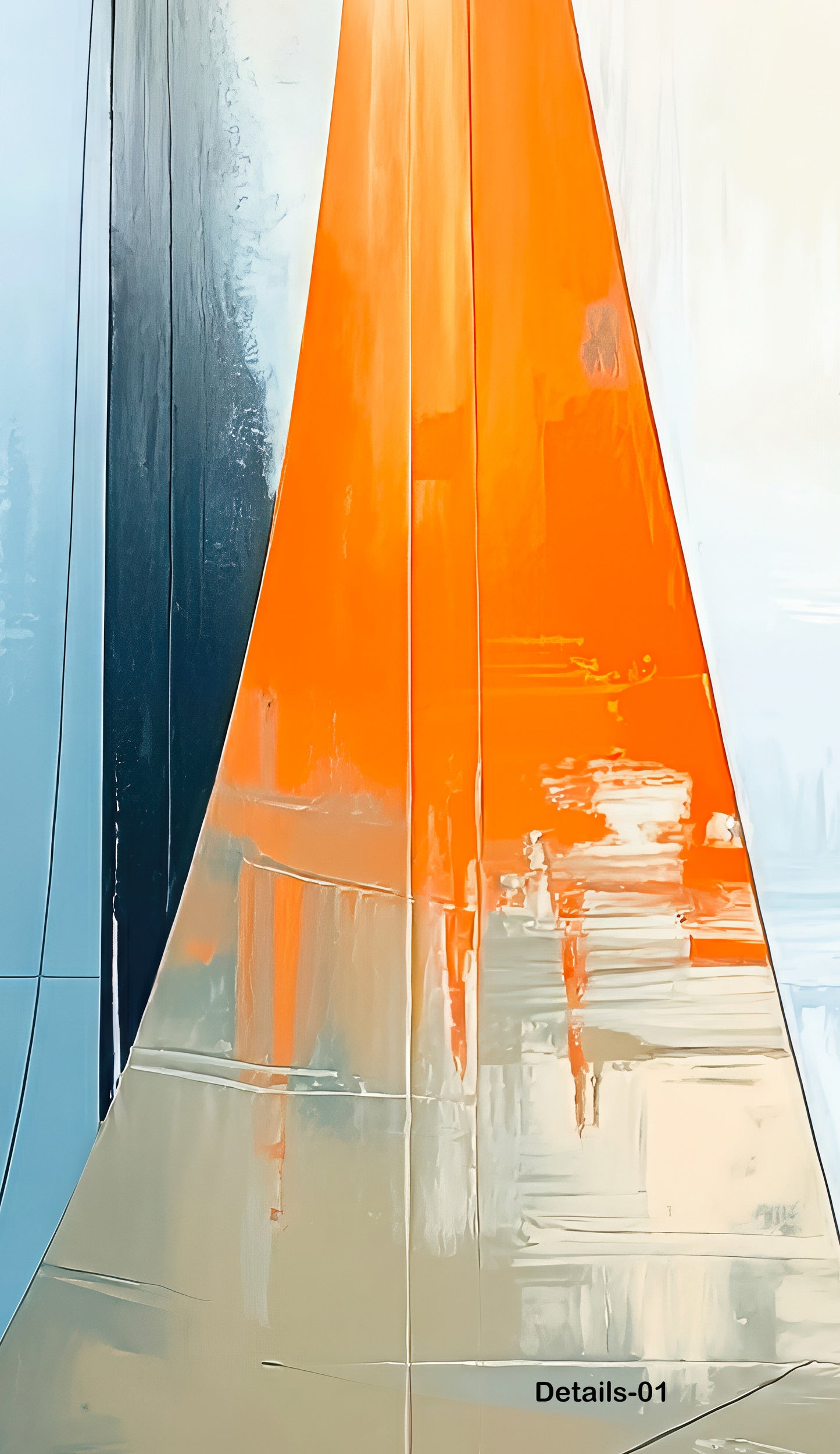 Segelboot-Kunst - Abstraktion in Bewegung—Wandkunst, Fine Art Print, Leinwand, Acryldruck, Alu-Dibond
